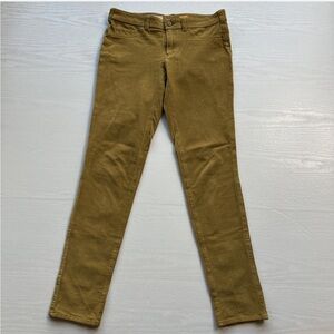 Pilcro and the Letterpress Tan Corduroy Skinny Pants